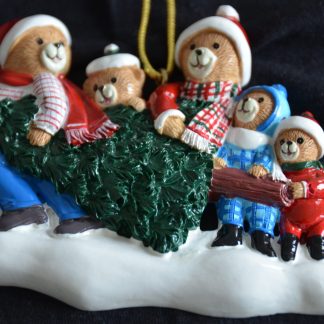 Bear Carrying Tree Ornament