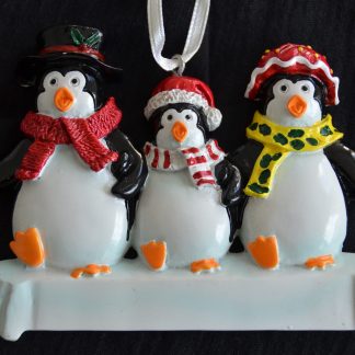 Penguin Family Ornament