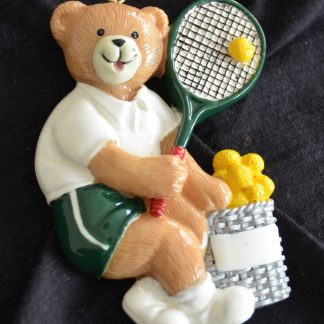 Tennis Bear Ornament