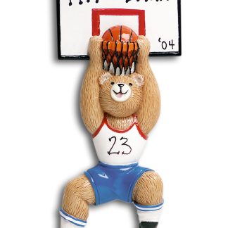 Basketball Bear Ornament