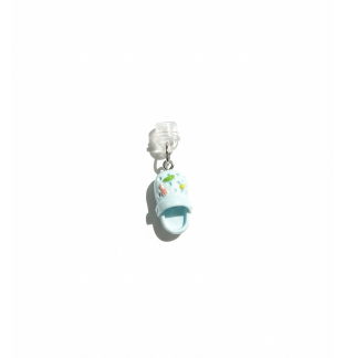 Blue Teal Slipper Phone Charm Plug-In Accessory Chronic Rare Invisible Illness Awareness & Support