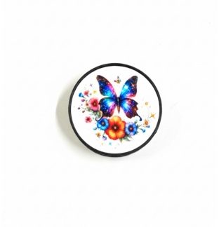 Blue & Purple Butterfly Mental Health Support Phone Grip Holder Warrior Surviver Chronic Rare Invisible Illness