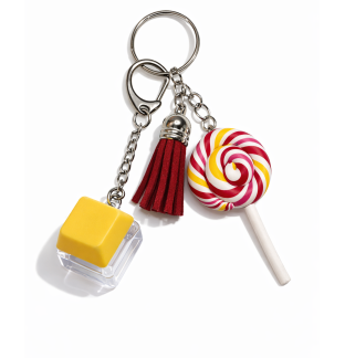 Yellow Audible Keyboard Fidget Red Tassel Lollipop Sensory Toy Raise Awareness Support Rare Chronic & Invisible Illness