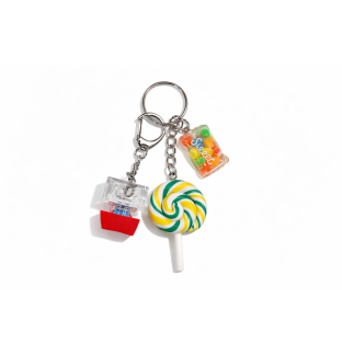 Red Audible Keyboard Fidget White Yellow Swirl Lollipop Rainbow Sweets Charm Sensory Toy Raise Awareness Support Rare Chronic & Invisible Illness