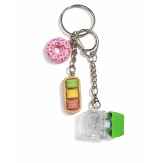 Green Audible Keyboard Fidget Pink Green Yellow Cookies Pink Donut Sensory Toy Raise Awareness Support Rare Chronic & Invisible Illness