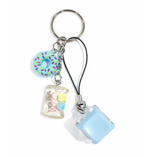 Blue Audible Keyboard Clicker Donut & Sweets Fidget Sensory Toy Raise Awareness Support Rare Chronic & Invisible Illness