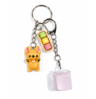 Pink Audible Keyboard Clicker Orange Dog & Rainbow Pink Yellow Green Cookies Fidget Sensory Toy Raise Awareness Support Rare Chronic & Invisible Illness