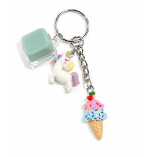 Green Audible Keyboard Fidget White Unicorn Pink Blue Ice Cream Sensory Toy Raise Awareness Support Rare Chronic & Invisible Illness
