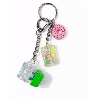 Green Audible Keyboard Fidget Pink Sprinkled Donut Sensory Toy Raise Awareness Support Rare Chronic & Invisible Illness