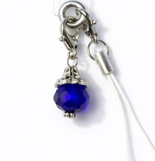 Silver & Blue Charm Handmade Phone Lanyard & Charm Accessory Chronic Rare Invisible Illness Awareness & Support