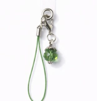 Green Charm Handmade Phone Lanyard & Charm Accessory Chronic Rare Invisible Illness Awareness & Support