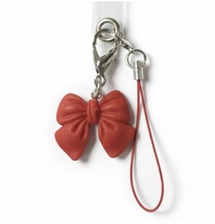Red Bow Handmade Phone Lanyard & Charm Accessory Chronic Rare Invisible Illness Awareness & Support