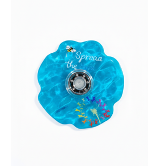 Blue Spread The Hope Calming Fidget Spinner – Anxiety Relief Sensory Toy Chronic Illness Rare Diseases Disability & Awareness Support