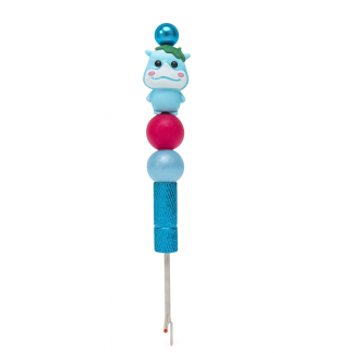 Handmade Blue Hippo Seam Ripper For Crafter Support Chronic, Rare& Invisible Illness Awareness