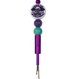 Handmade Purple Living The Dream Seam Ripper For Crafter Support Chronic, Rare& Invisible Illness Awareness