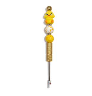 Handmade Yellow Cranky Duck Seam Ripper For Crafter Support Chronic, Rare& Invisible Illness Awareness