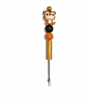 Handmade Orange Black Cute Tiger Seam Ripper For Crafter Support Chronic, Rare& Invisible Illness Awareness