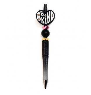 Handmade Decorative Black Be Kind Cute, Fun & Full of Heart Support & Awareness