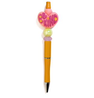 Handmade Orange Pink Be Kind Cute, Fun & Full of Heart Support & Awareness