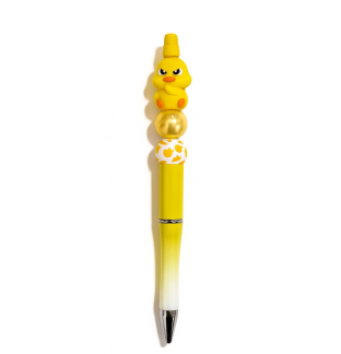 Handmade Yellow Cranky Duck Cute, Fun & Full of Heart Support & Awareness