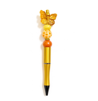 Handmade Yellow Orange Butterfly Cute, Fun & Full of Heart Support & Awareness