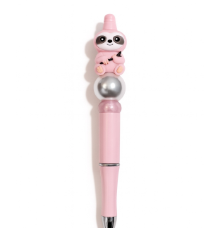 Handmade Pink Sloth Cute, Fun & Full of Heart Support & Awareness