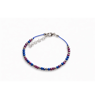 “I Am a Unicorn” Blue & Purple Morse Code Bracelet – Rare Disease, Chronic & Invisible Illness Awareness Jewelry Mental Health