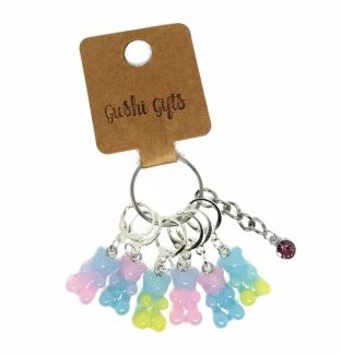 Handmade Multi Color Pastel GummyStitch Markers Supporting & Spreading Awareness Chronic Disease