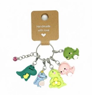 Handmade Dinosaur Stitch Markers Awareness Strong Supporting & Spreading Awareness Chronic Rare Diseases