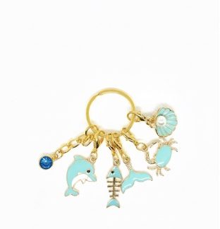 Handmade Ocean Life Light Blue Awareness Stitch Markers Supporting & Spreading Awareness Chronic Rare Disease