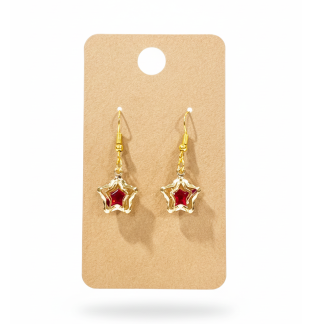 Silver Ribbons Clear Stone Dangling Earrings Supporting Awareness for Chronic Rare and Invisible Illnesses