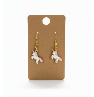 Unicorn Dangling Earrings Supporting Awareness for Chronic Rare and Invisible Illnesses