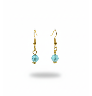 Teal Dangling Earrings Supporting Awareness for Chronic Rare and Invisible Illnesses