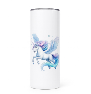 Flying Unicorn Stainless Steel Tumbler – Inspirational Drinkware 20oz Insulated Cup Supporter Survivor