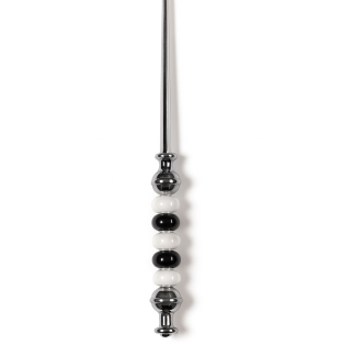 Handmade Black White Beaded Letter Opener Support & Awareness Chronic Rare & Invisible Diseases